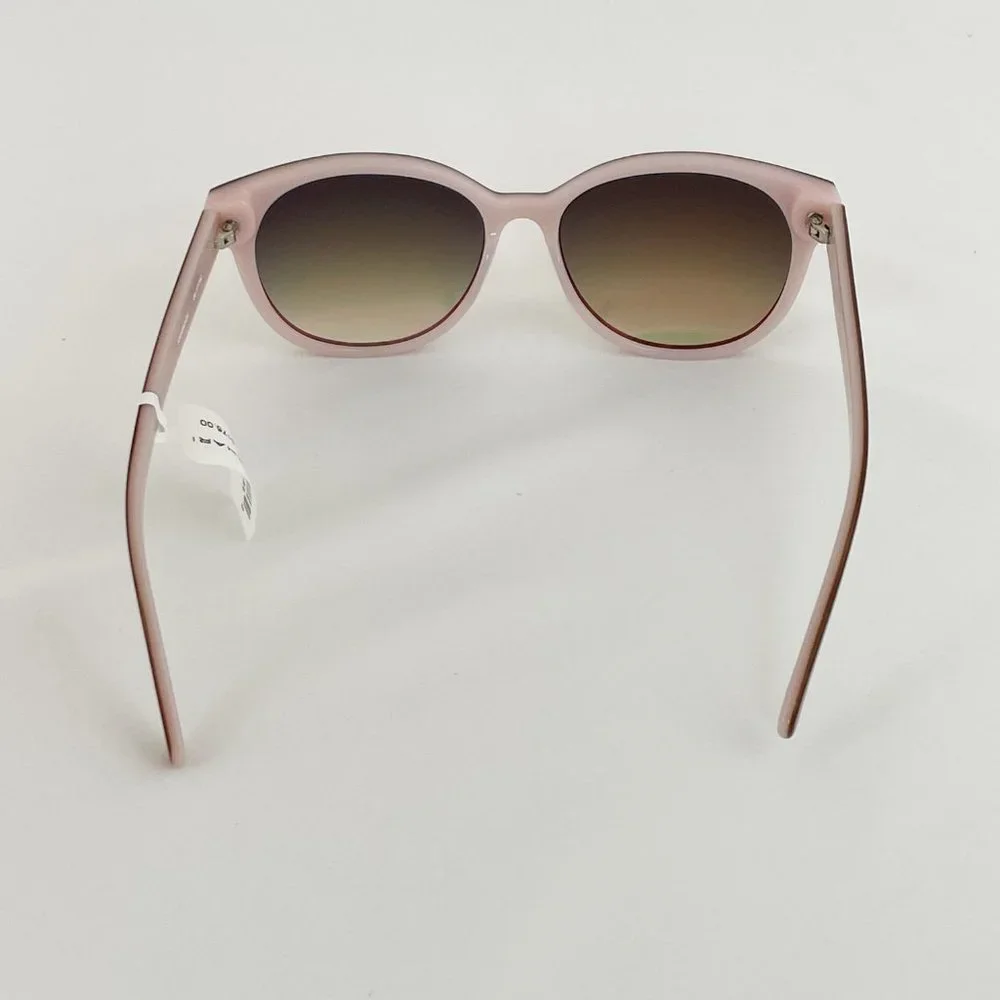 Elie Tahari Brown & Pink Cat Eye Mirrored Sunglasses MSRP $175